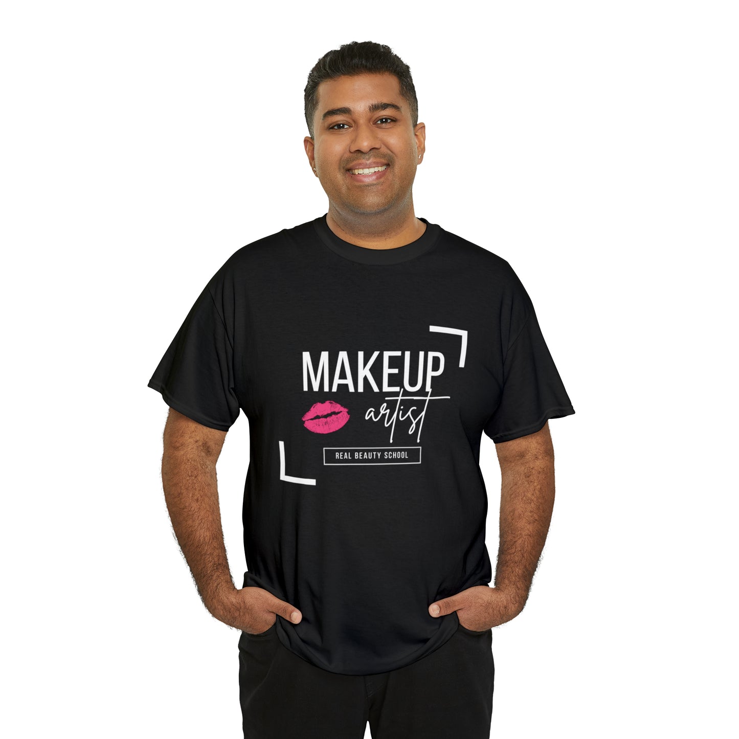 Makeup Artist By Real Beauty School -  Unisex Cotton Tee
